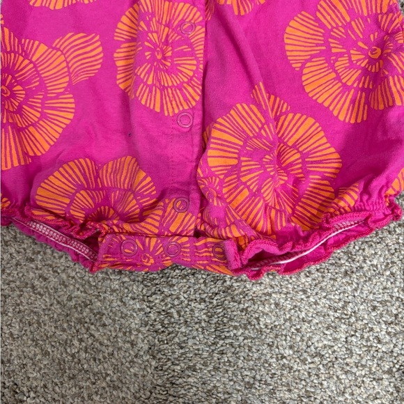 Lot of 6 months Carter’s baby girl summer rompers bubbles floral summer beachy - Picture 5 of 6